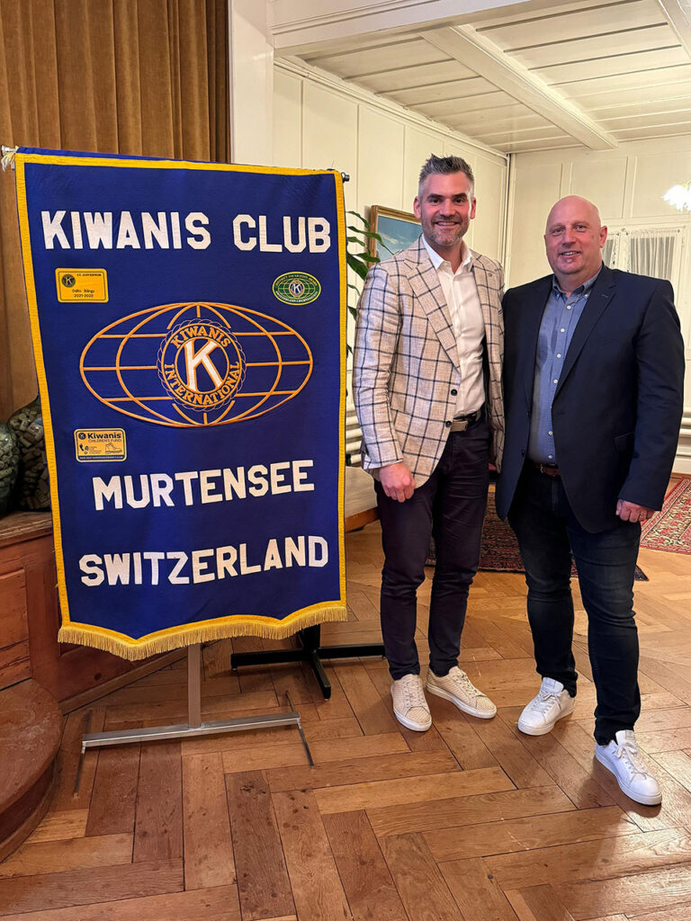 Neuer Präsident Kiwanis Club Murtensee Philippe Furrer