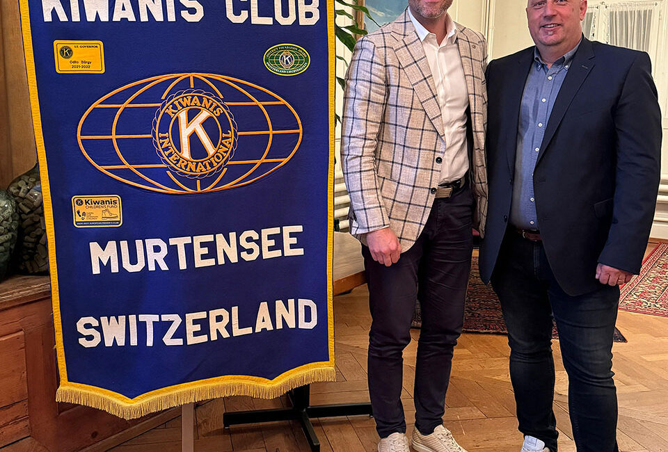 Neuer Präsident Kiwanis Club Murtensee Philippe Furrer