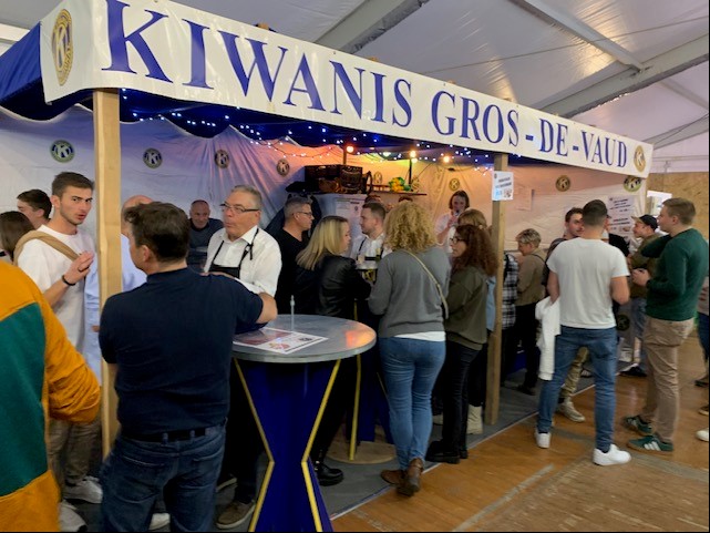 Kiwanis Gros-de-vaud participe au Comptoir d’Echallens