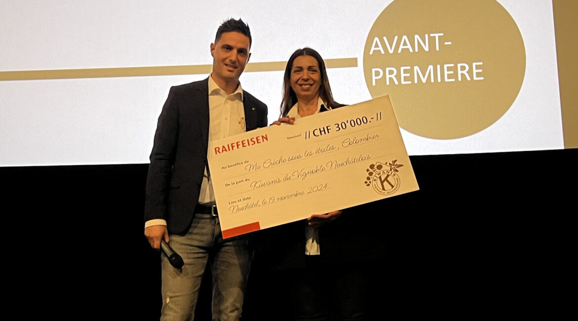 KC Vignoble Neuchâtelois organisée une soirée cinéma pour la bonne cause